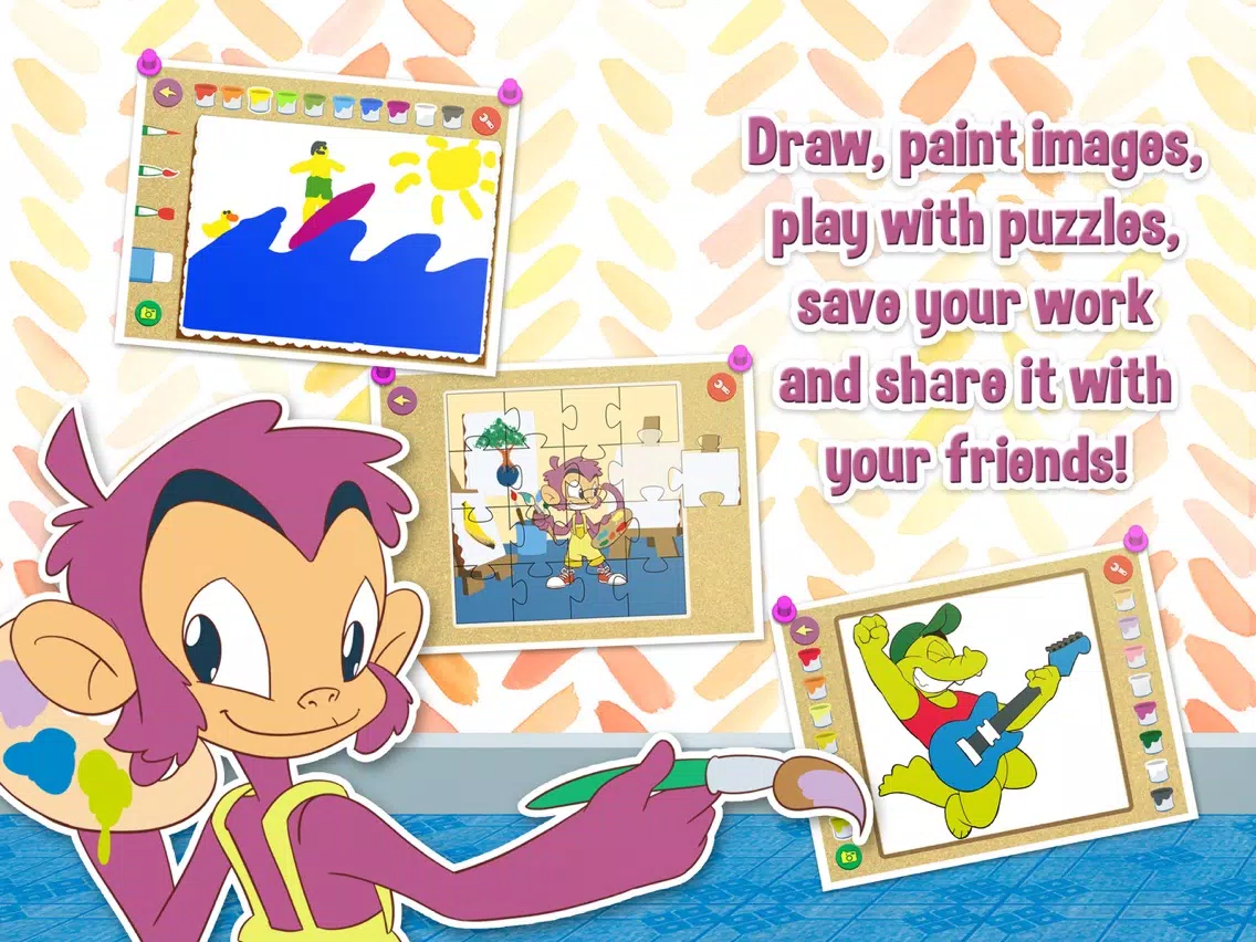 Ảnh chụp màn hình của Monty Monkey and Friends iPad