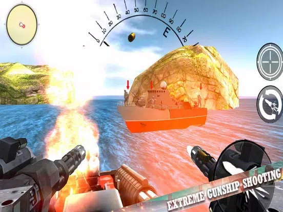 NAVY GUNNER BATTLESHIP WAR iPad  Screenshots