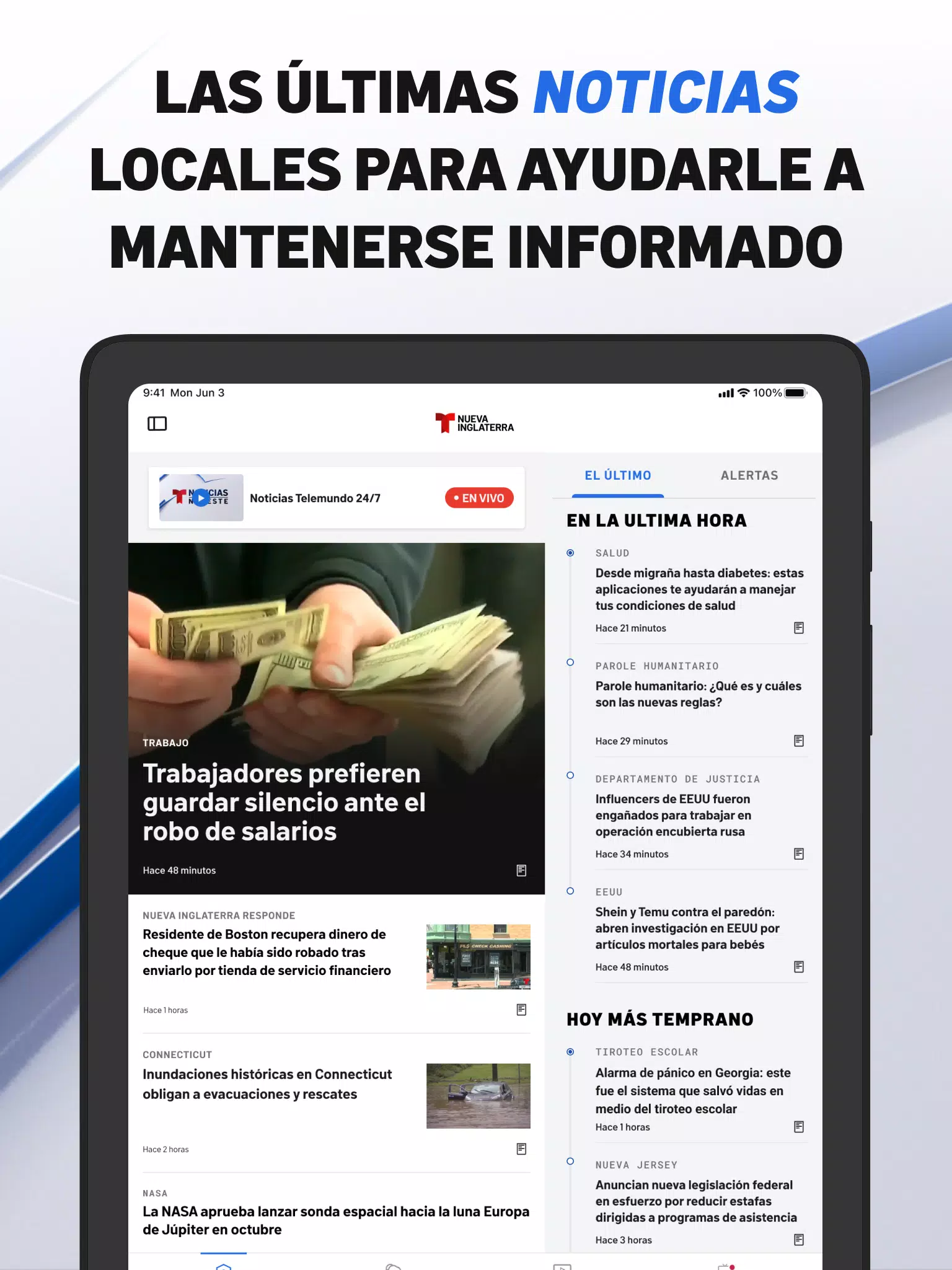 Telemundo Nueva Inglaterra Screenshots