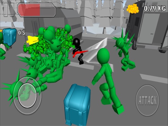 Stickman Killing Zombie 3D iPad  スクリーンショット