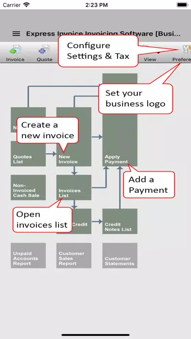 Express Invoice Français 2023 Screenshots