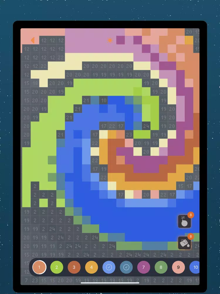 Magic Numbers: PixelArt iPad Screenshots