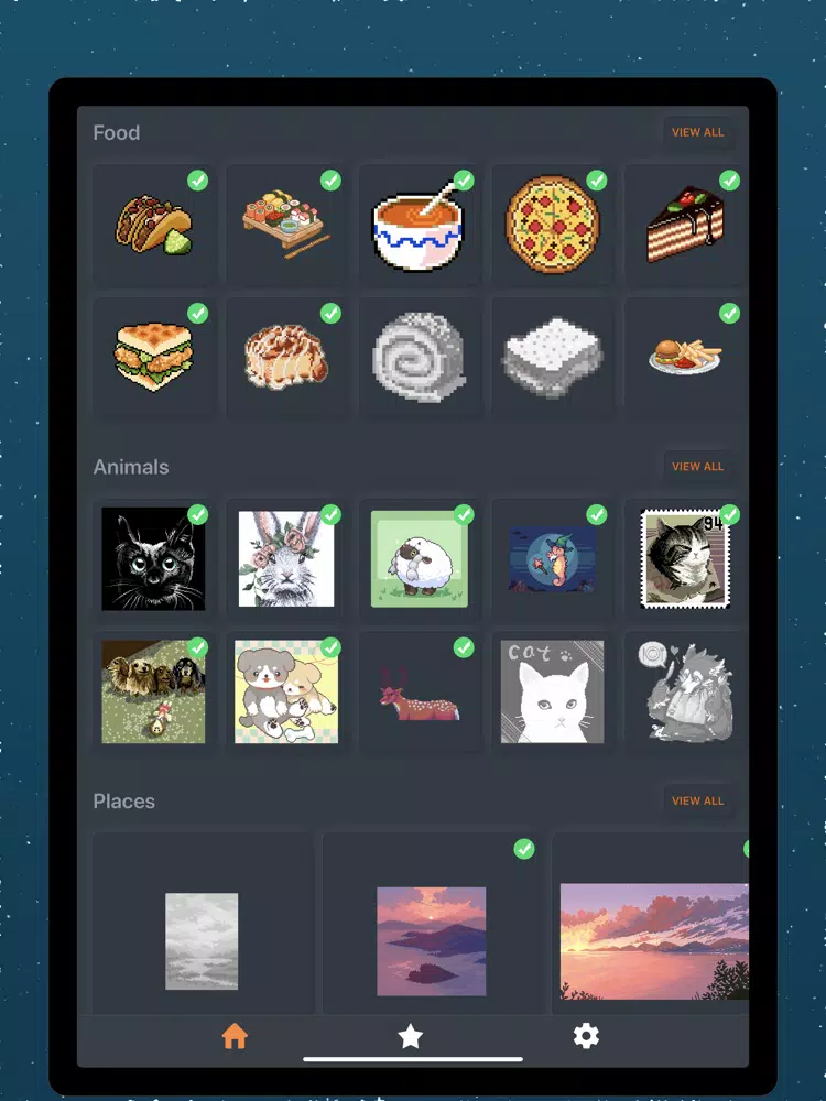 Magic Numbers: PixelArt iPad Screenshots