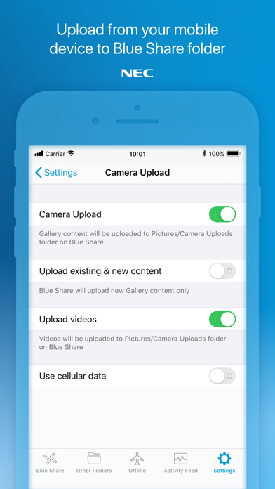 UNIVERGE BLUE™ SHARE Screenshots