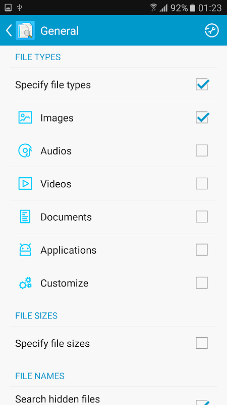 Search Duplicate File Screenshots