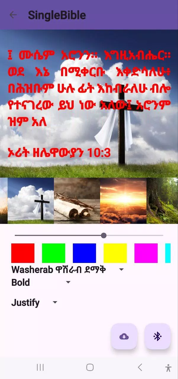 Amharic Bible Screenshots