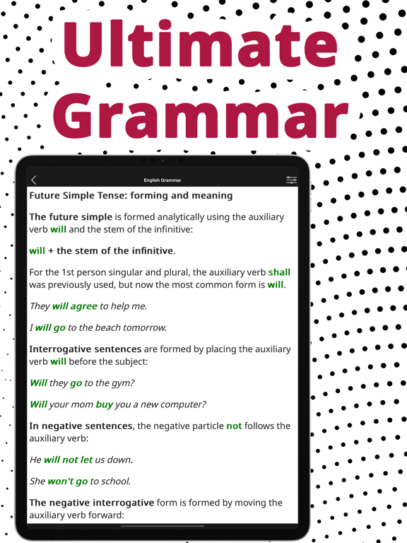English Language Course iPad Screenshots