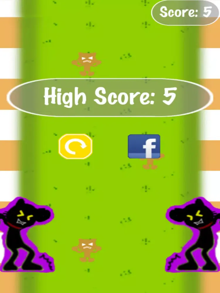 Crazy Pass Cat! -Avoid the enemy!- iPad  Screenshots