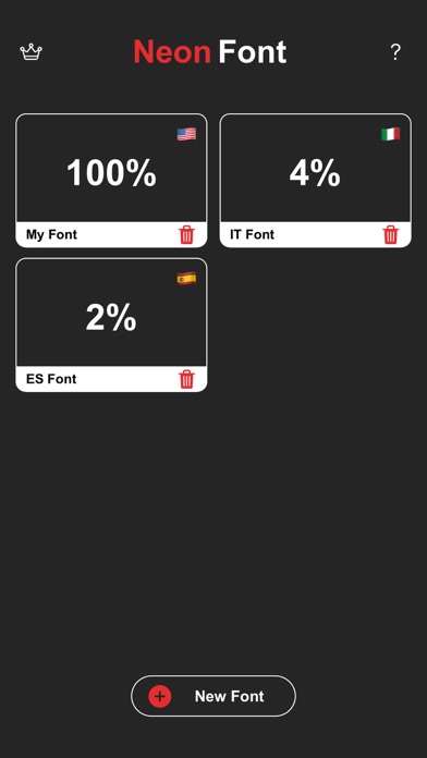 Neon Font: Keyboard Maker स्क्रीनशॉट