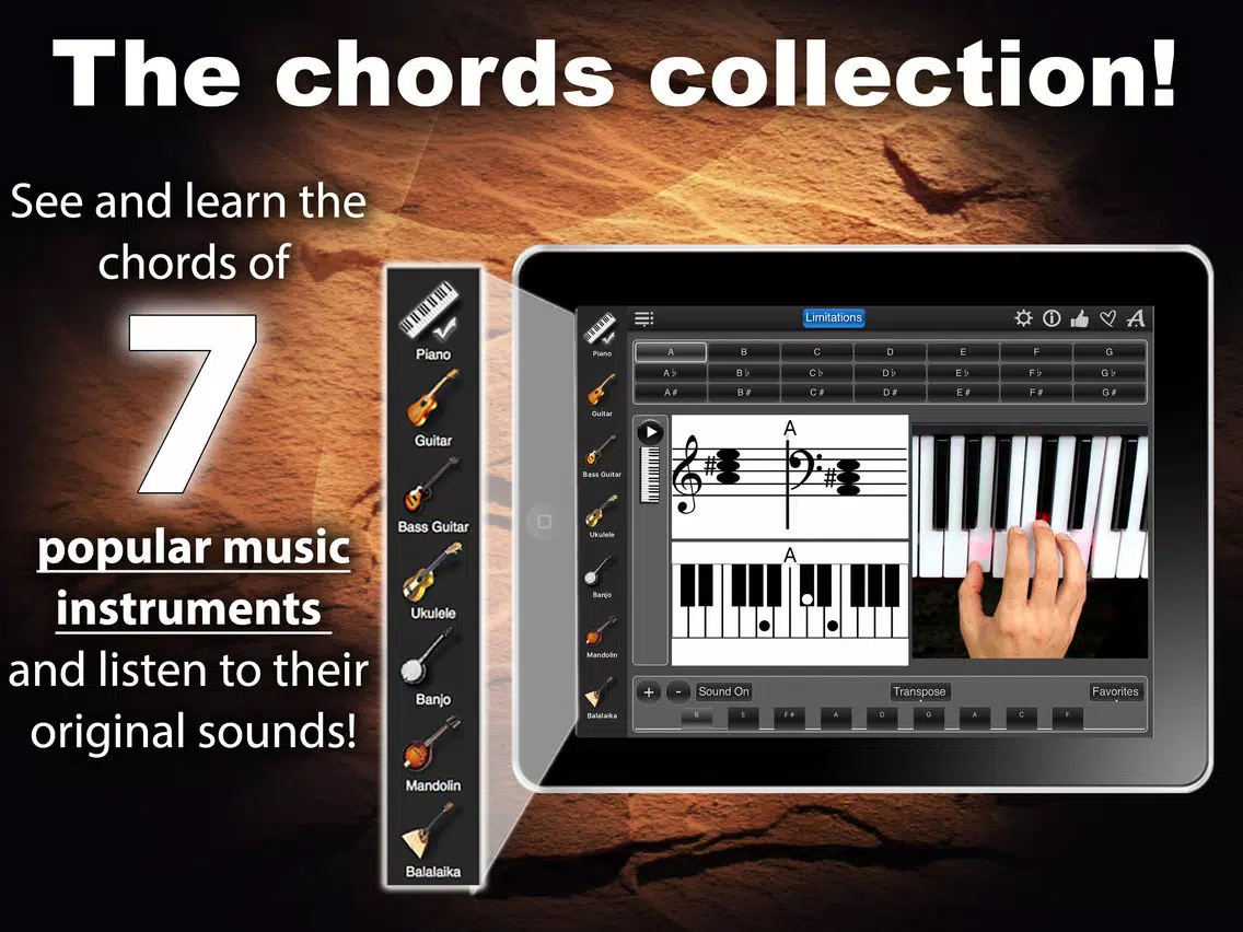 Captures d'écran de Chords Maestro Free: find piano chords and more! iPad