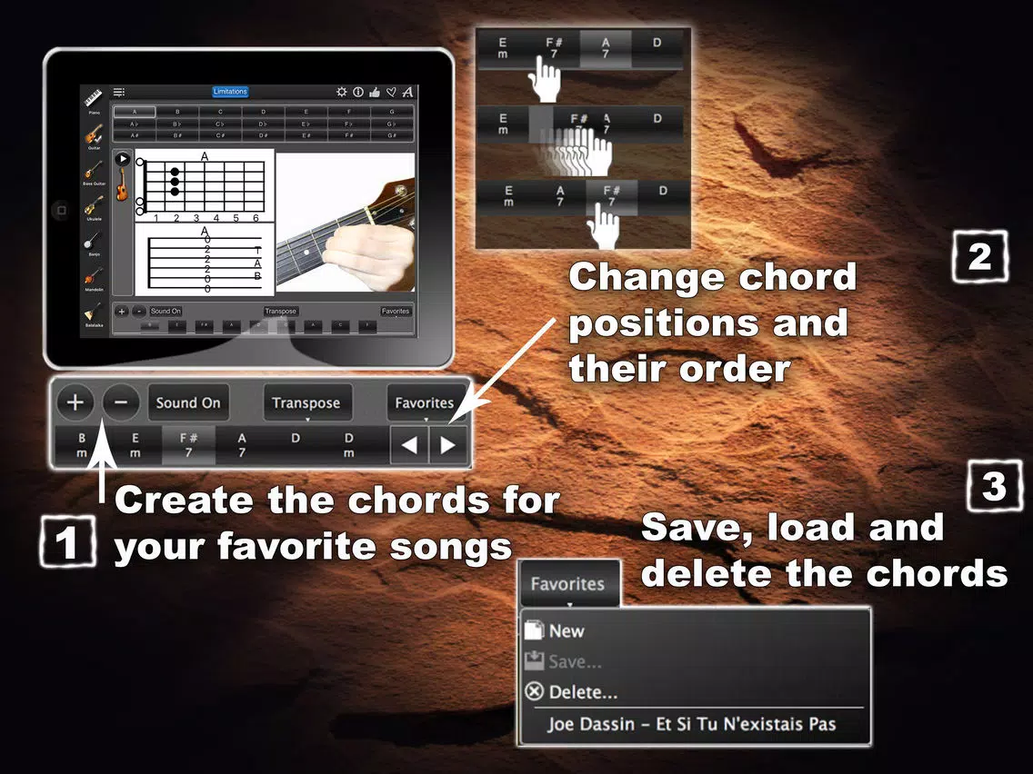 Captures d'écran de Chords Maestro Free: find piano chords and more! iPad