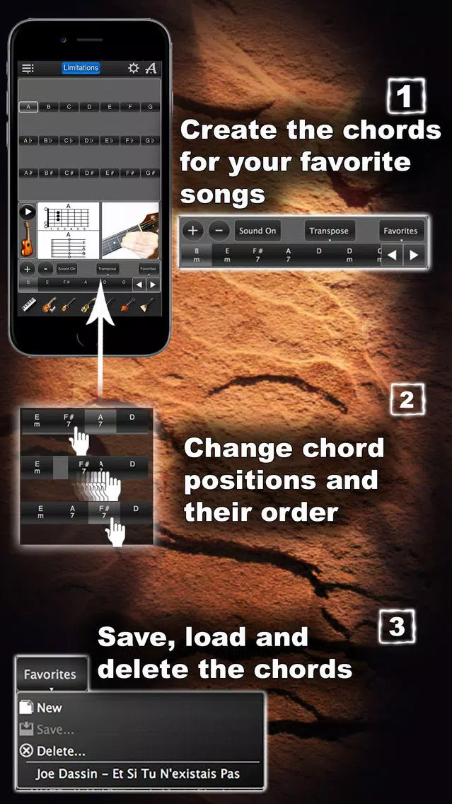 Captures d'écran de Chords Maestro Free: find piano chords and more!