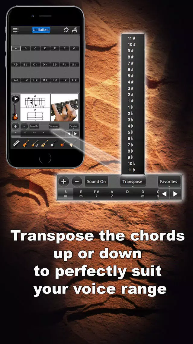 Captures d'écran de Chords Maestro Free: find piano chords and more!