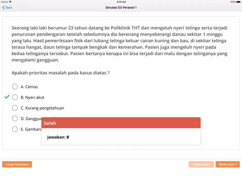 NEO PERAWAT: Simulasi 1 iPad Screenshots