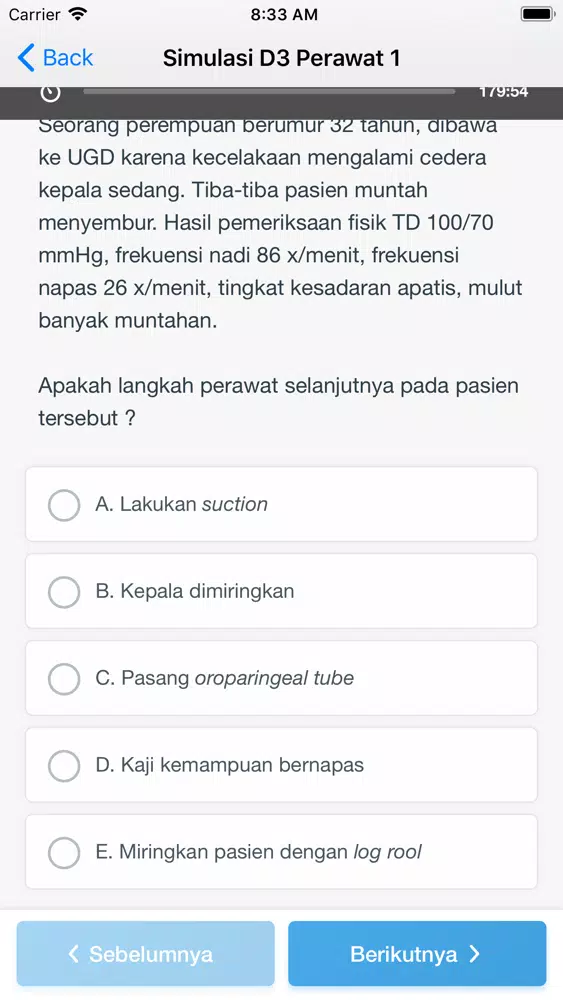 NEO PERAWAT: Simulasi 1 Screenshots