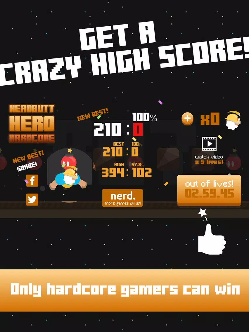 Captures d'écran de Headbutt Hero iPad 