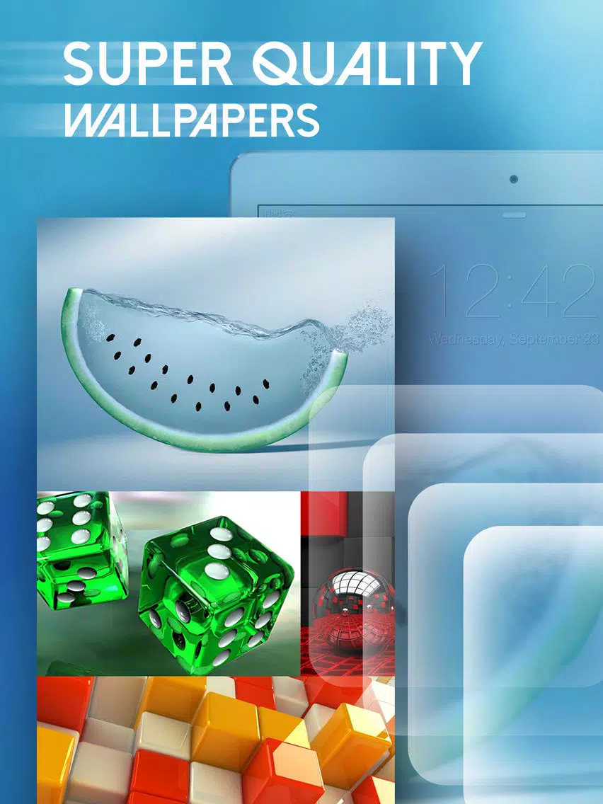 Amazing 3D Live Wallpapers & HD Backgrounds - 3D Images & Live Photos for Lock Screen Themes iPad Screenshots