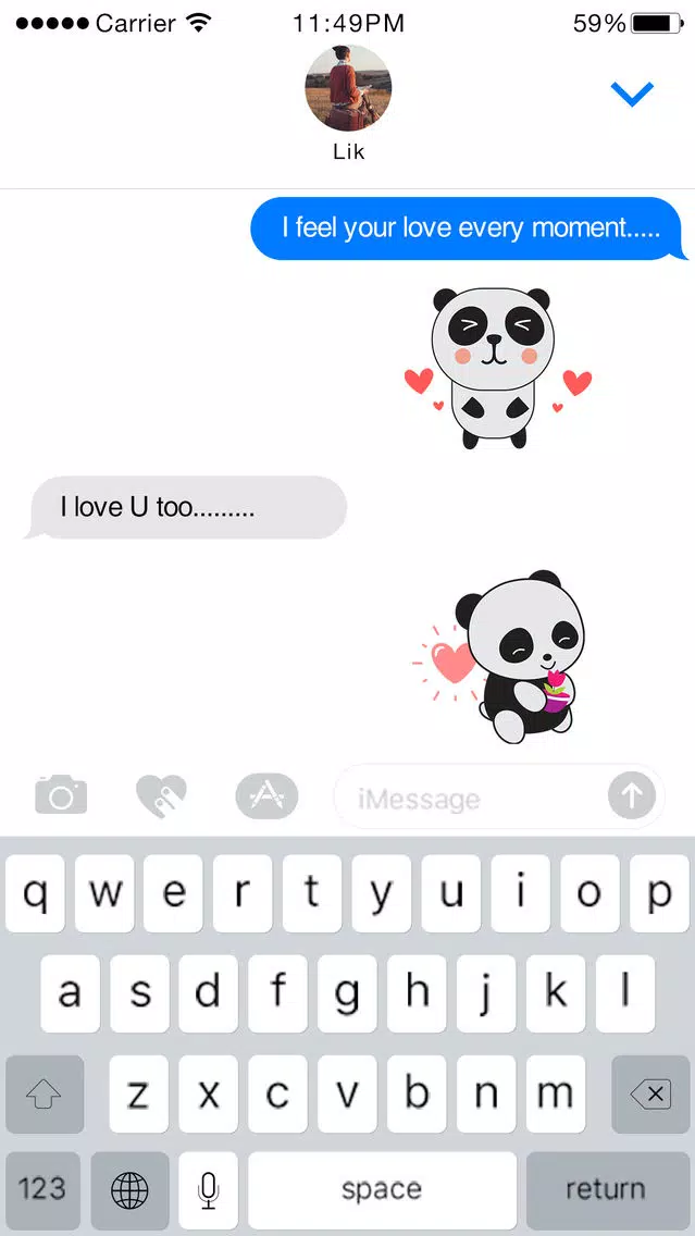PandaMoji - Panda Stickers for iMessage Screenshots