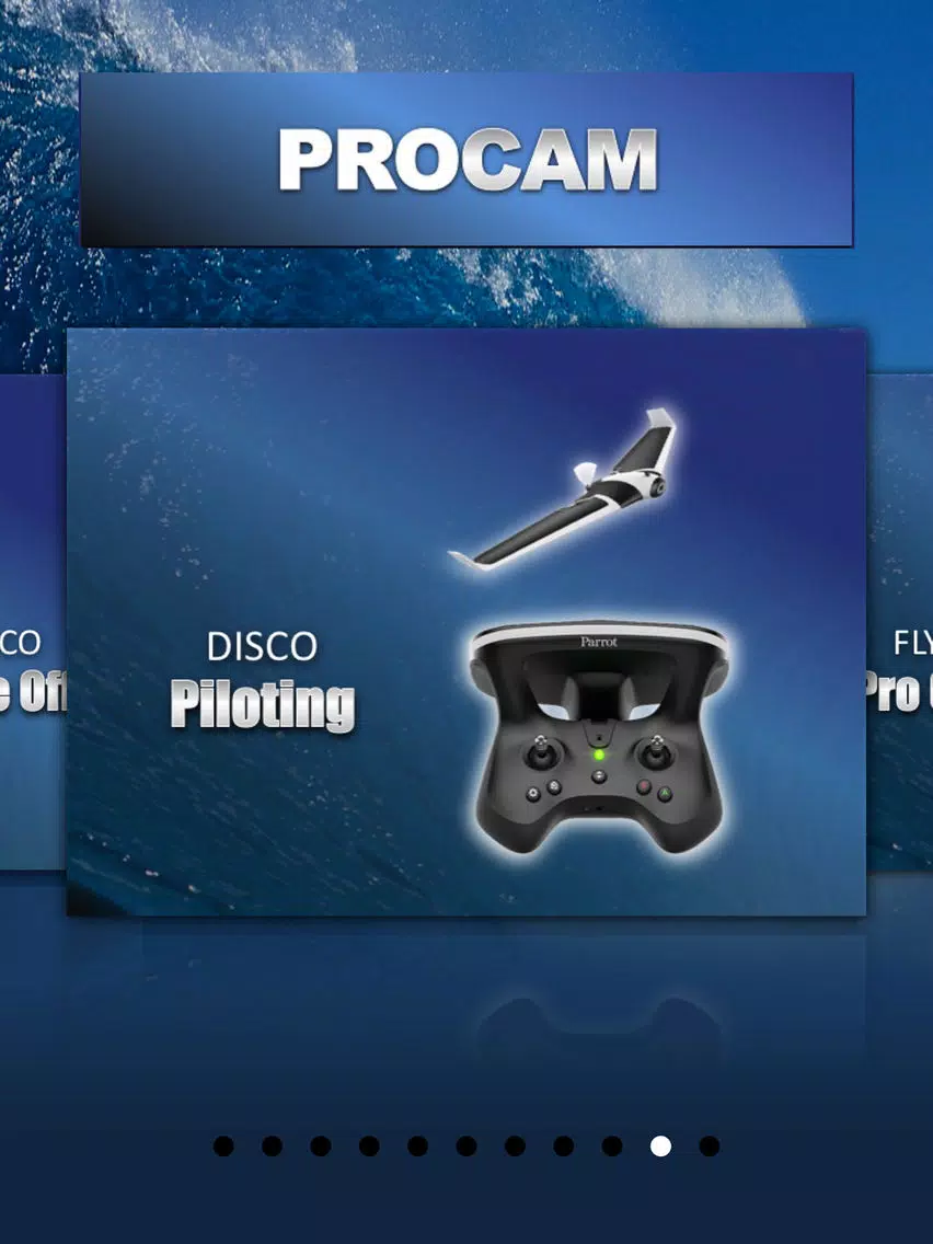 Procam for Parrot Disco & Swing iPad Screenshots