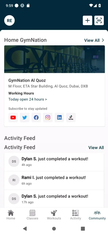 GymNation Screenshots