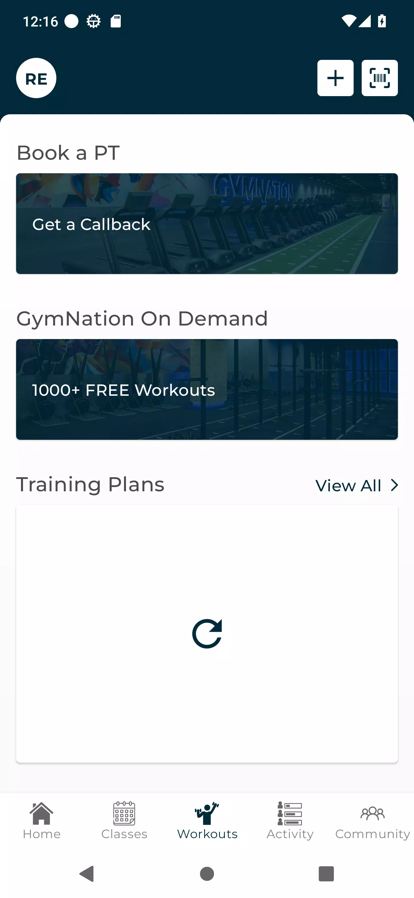 Скриншоты GymNation