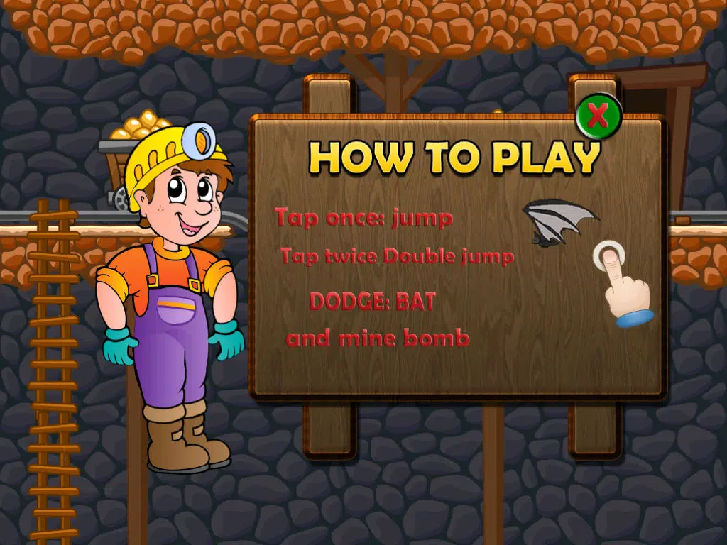 Gold Mine Pitfall Escape Dash iPad  Screenshots