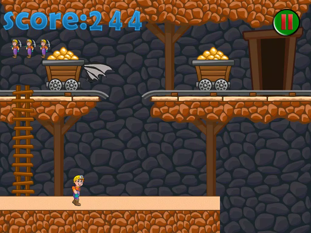 Gold Mine Pitfall Escape Dash iPad  Screenshots