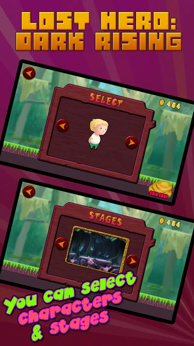Captures d'écran de Lost Hero Guardian: Dark Year Story