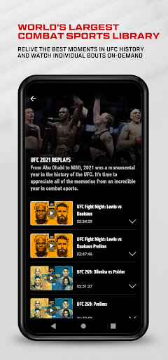 UFC Screenshots