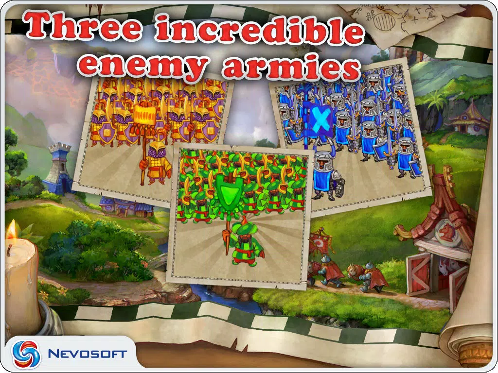 LandGrabbers: real time medieval conquest strategy iPad Screenshots