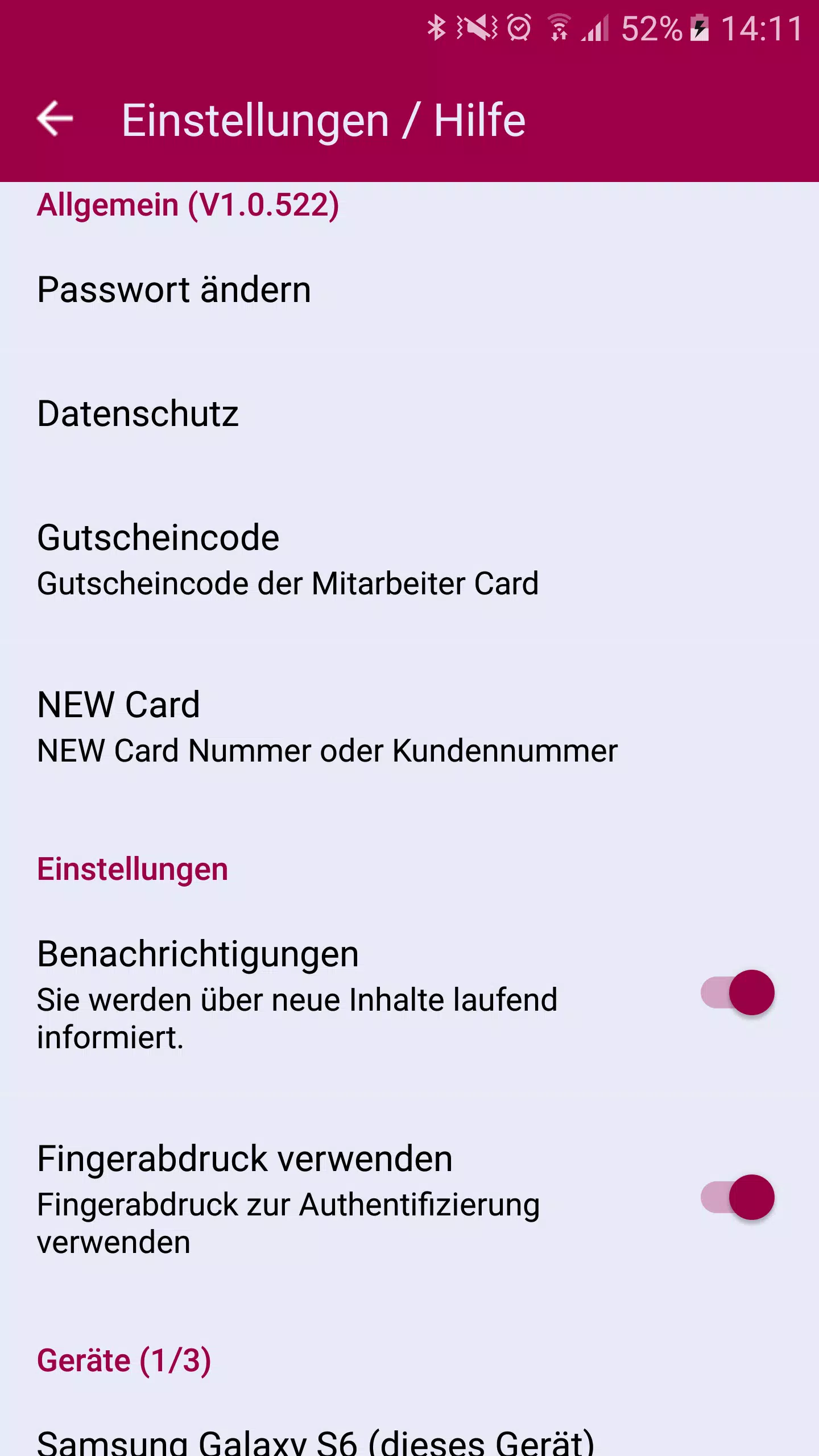 M'App - NEW-Mitarbeiter App Screenshots