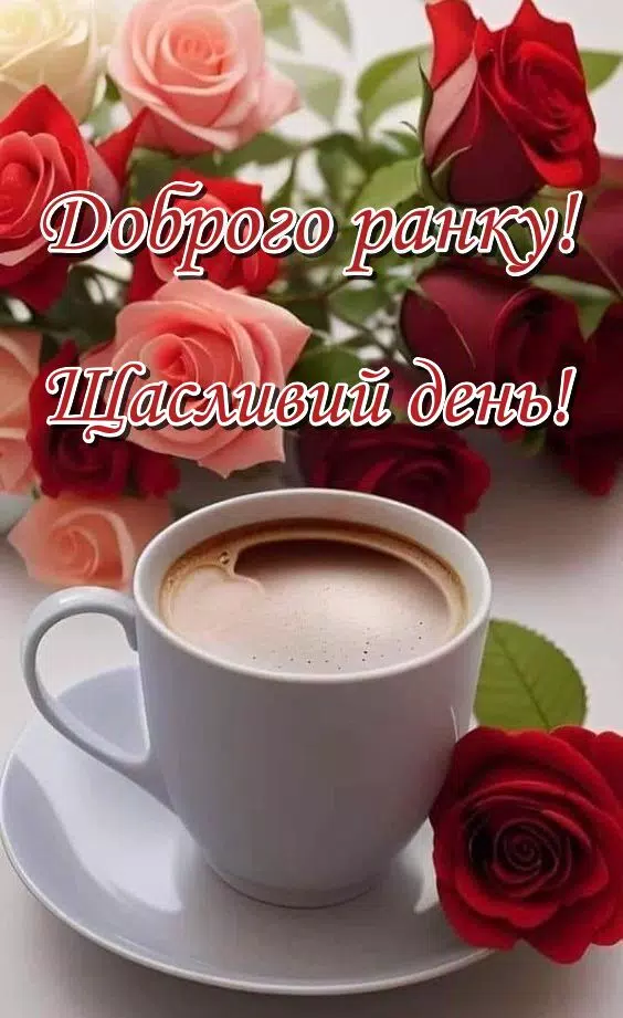 ภาพหน้าจอของ Доброго ранку!Щасливий день!