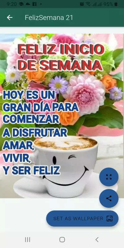 Saludos diarios hermosos Ekran Görüntüleri