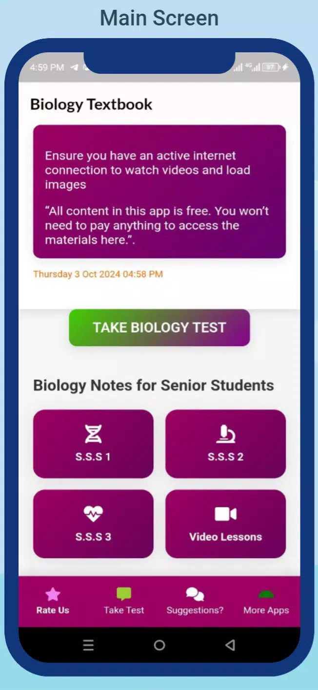 Biology Textbook (S.S.S 1-3) Screenshots