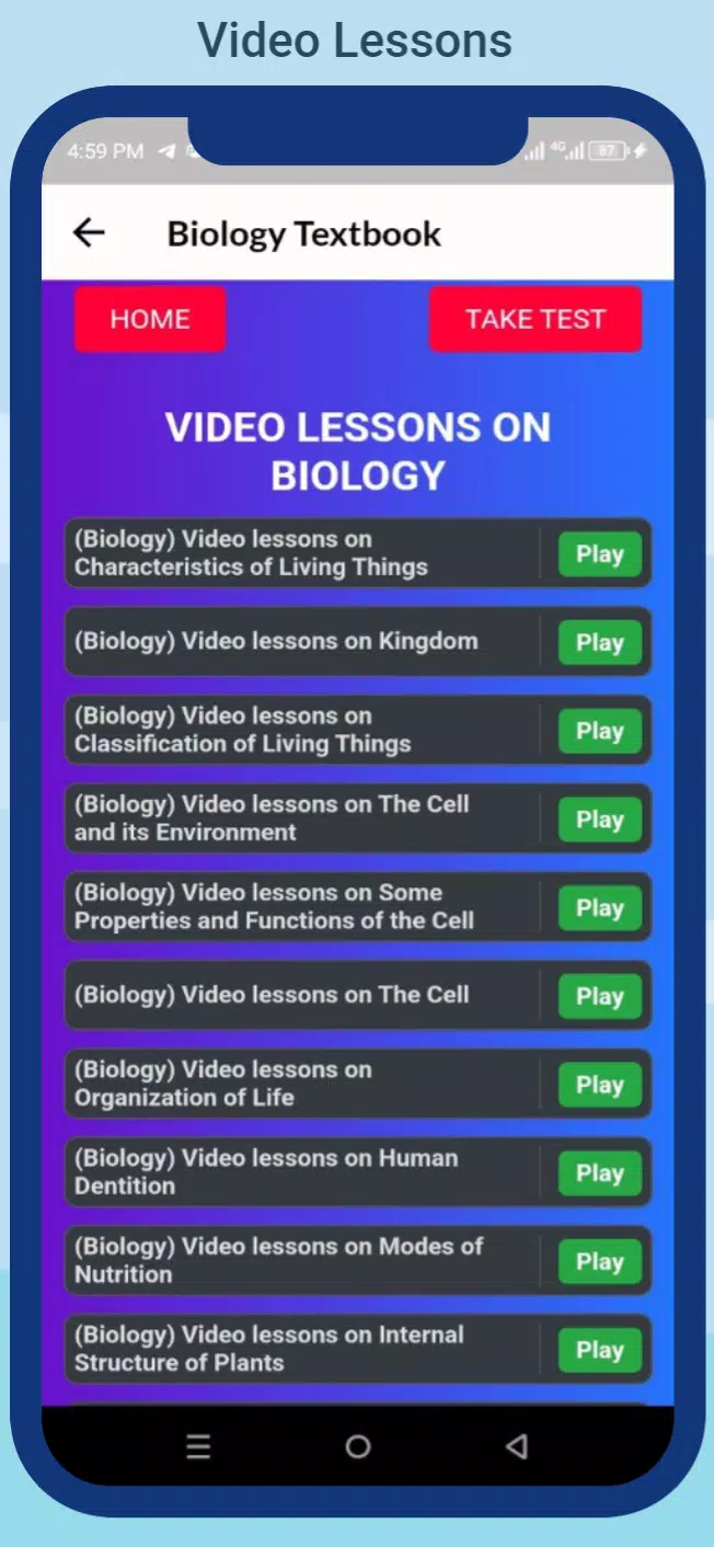 Biology Textbook (S.S.S 1-3) Screenshots