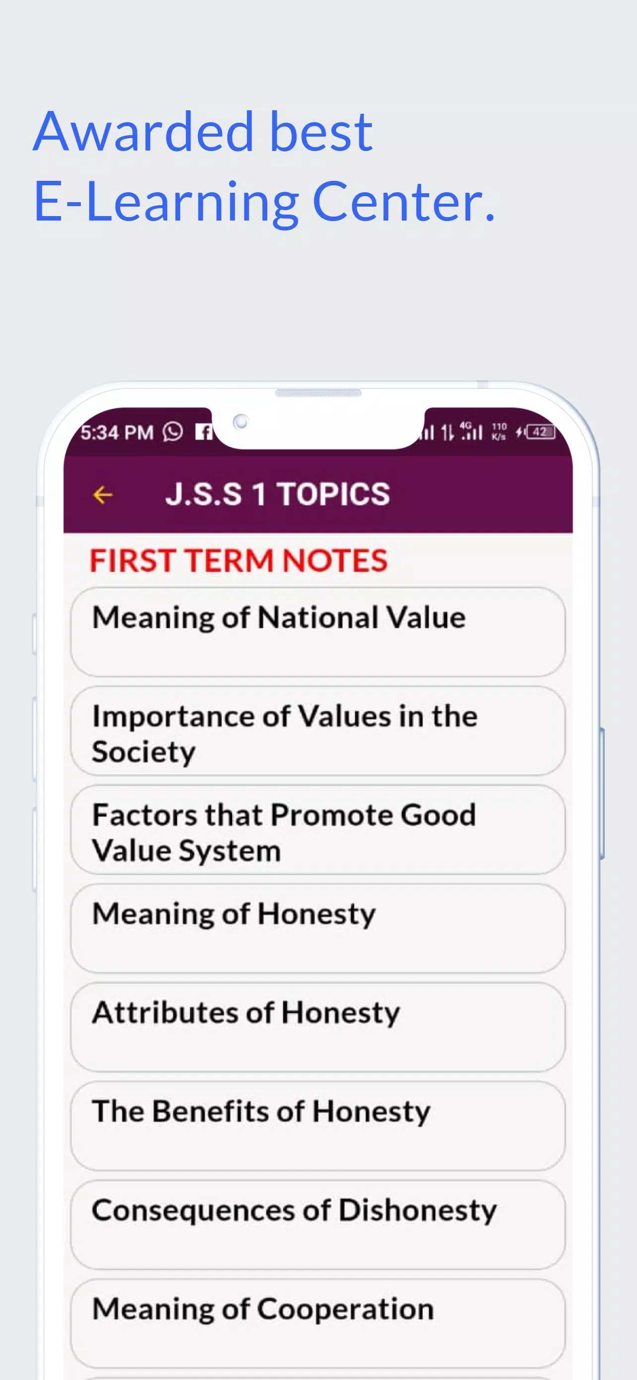 Civic Textbook (J.S.S 1-3) Screenshots