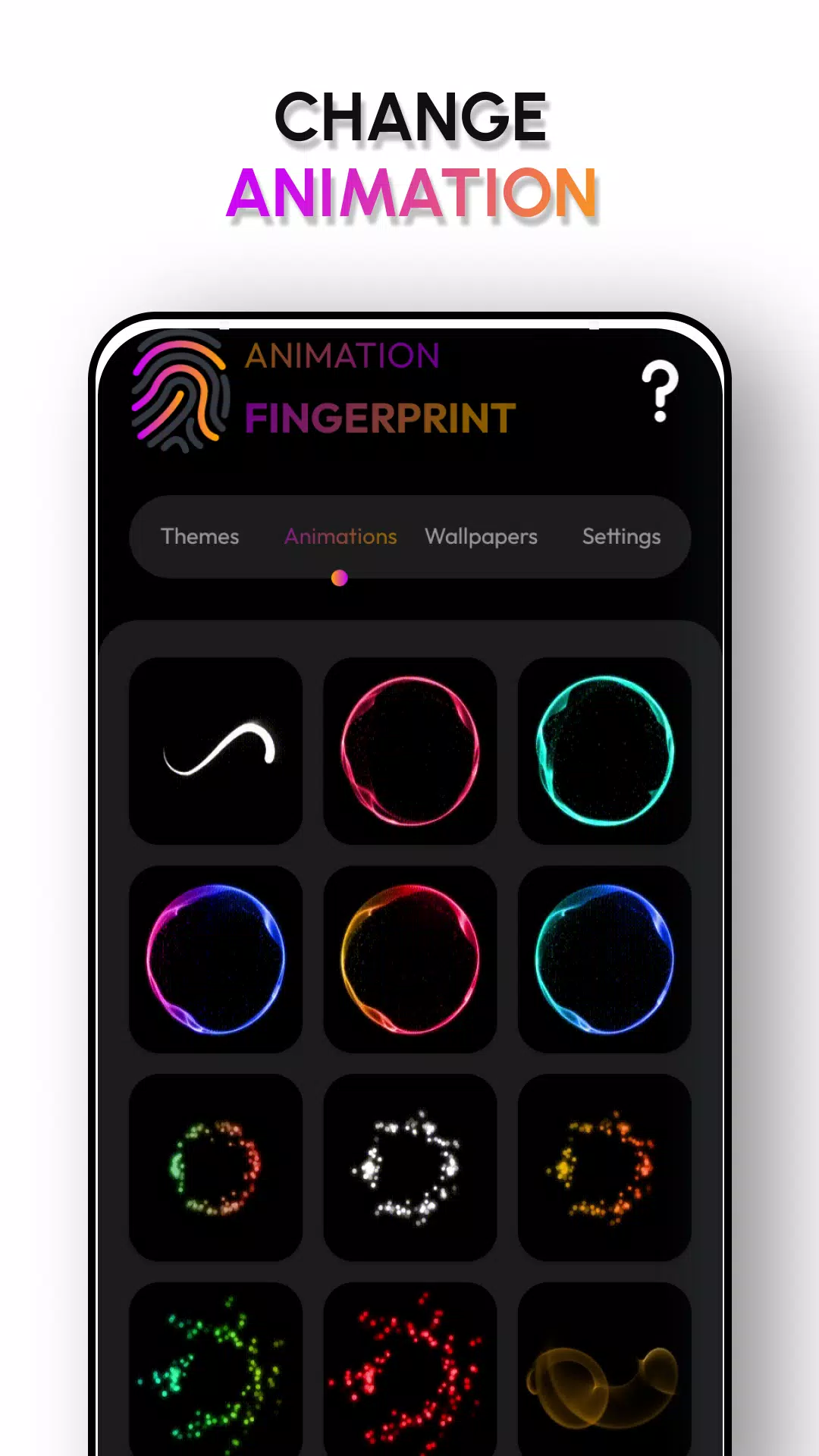 Fingerprint Live Animation Screenshots