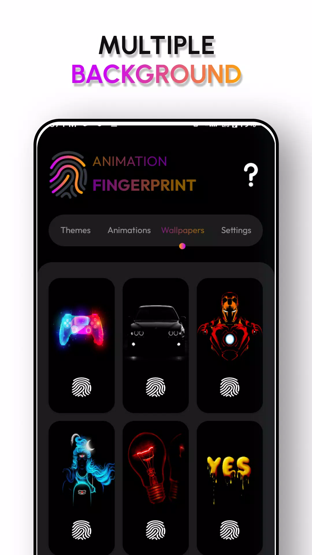 Fingerprint Live Animation Screenshots
