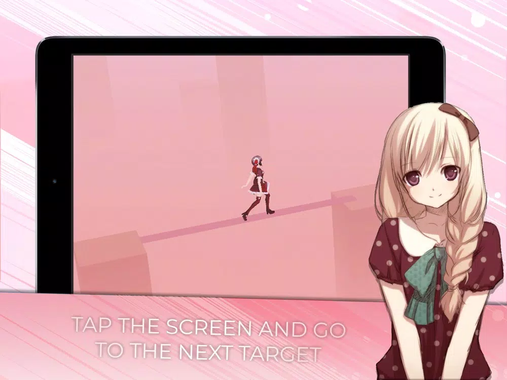 Anime Stick Girl Run iPad 应用截图