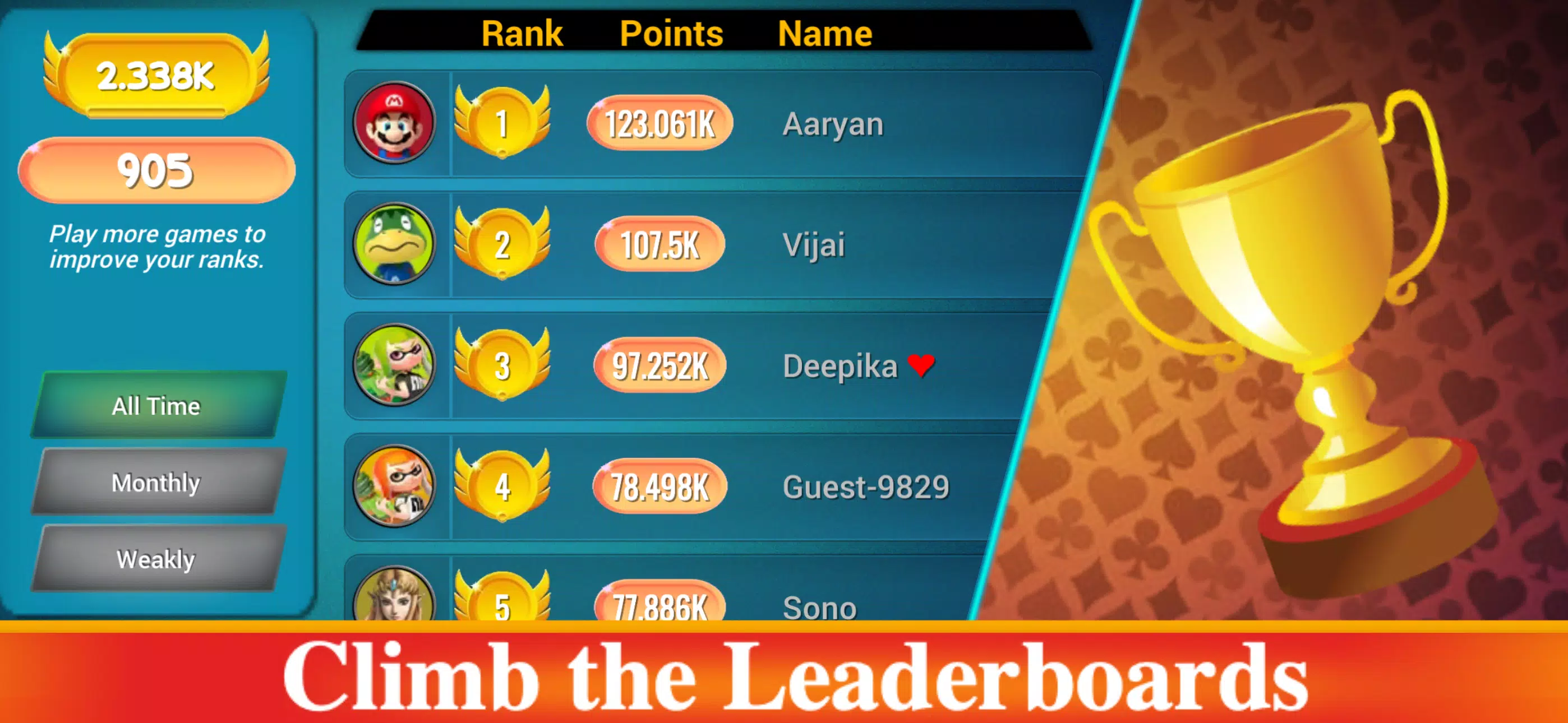 Callbreak Online Card Game Screenshots