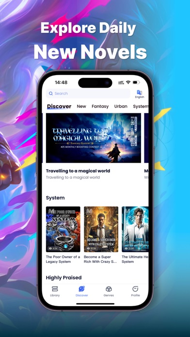 MegaNovel - fiction & webtoon Screenshots