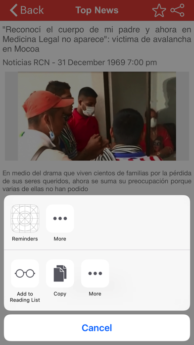 Top Colombia News Screenshots