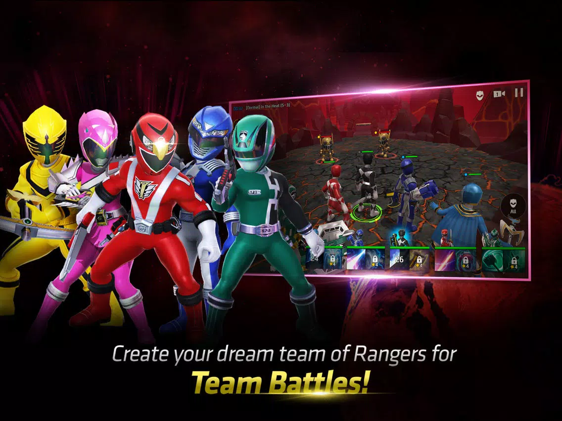 Power Rangers: All Stars iPad  Screenshots