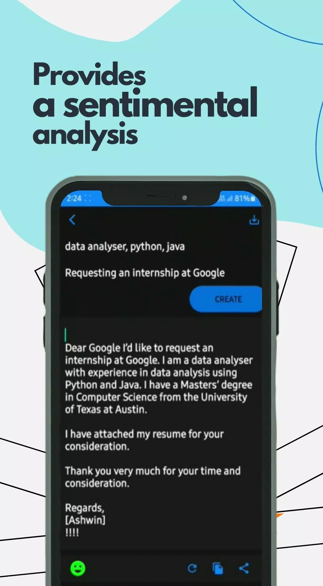 Artific AI: One click mails Screenshots