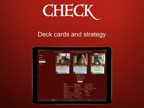 Rings DeckbuildeR iPad Screenshots