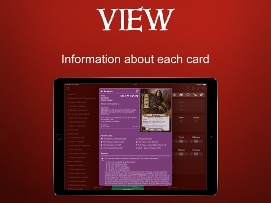 Rings DeckbuildeR iPad Screenshots