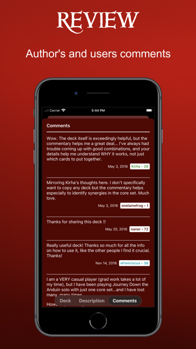 Rings DeckbuildeR Screenshots