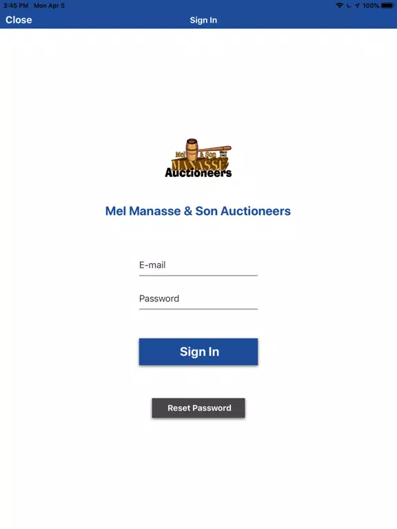 Manasse Auctioneers Live iPad Screenshots