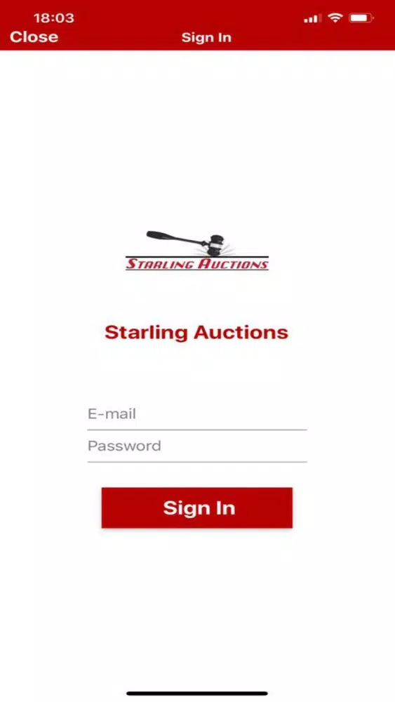 Starling Auctions Screenshots