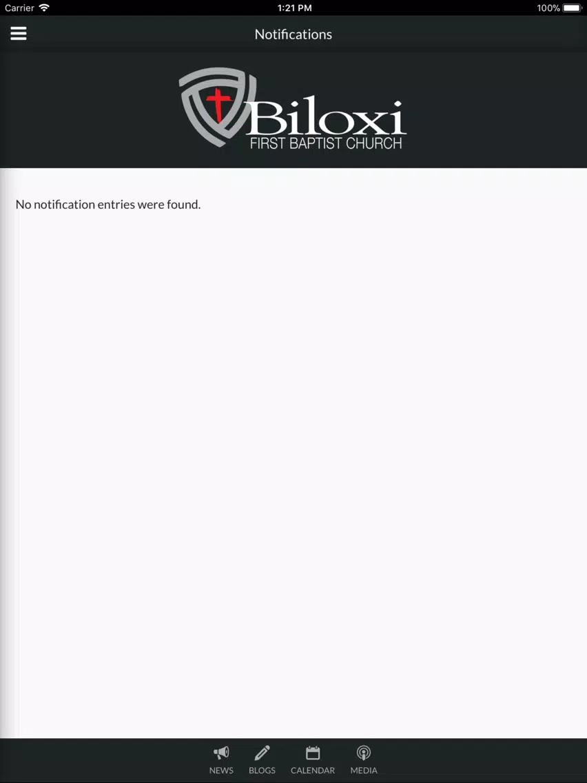 First Baptist Church Biloxi iPad Screenshots